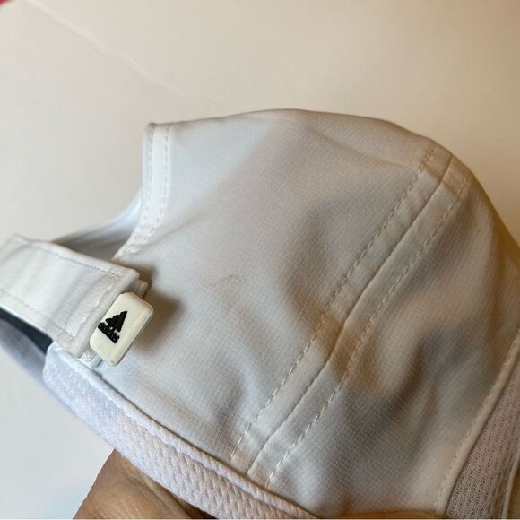 Adidas white breathable Running Heat Ready Climalite Running Cap - Picture 3 of 6